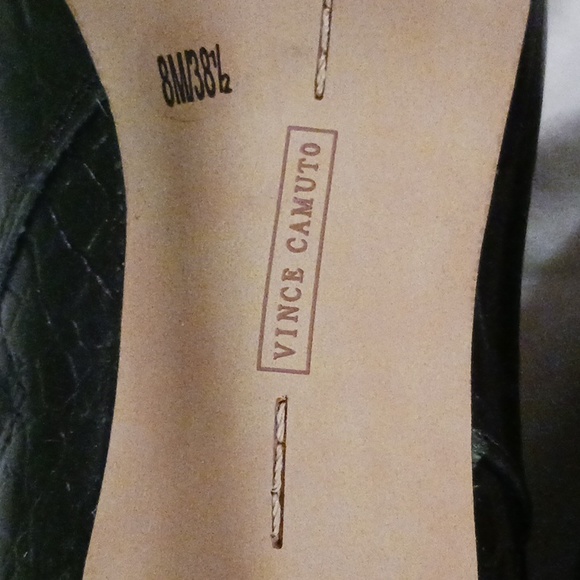 Size 8 m Vince Caputo boots zipper side leather uppers - Picture 3 of 6